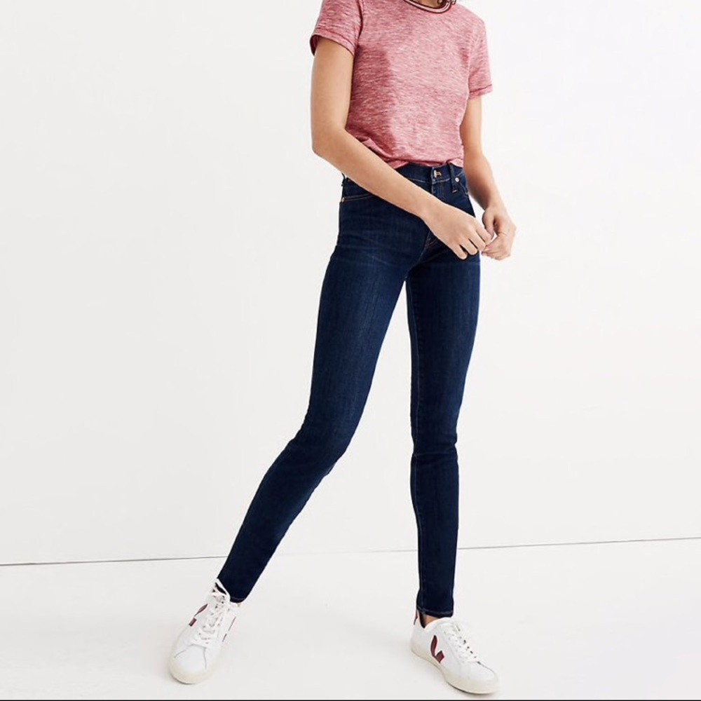 Madewell NWOT size 25 9" Mid-Rise Skinny Jeans